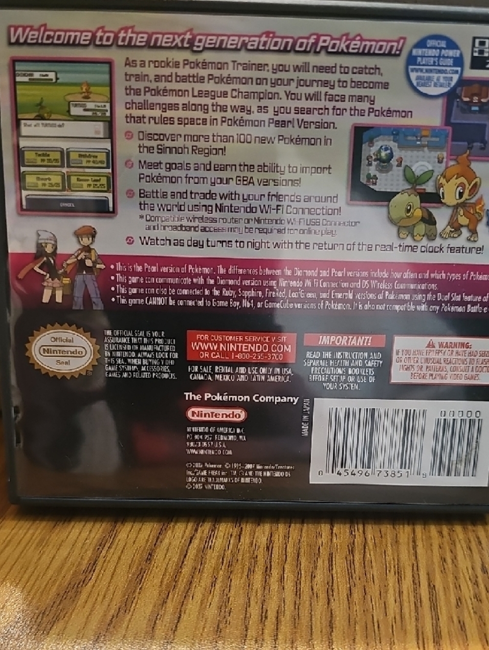 Nintendo DS Pokémon Pearl Version - Like New - Picture 2 of 8